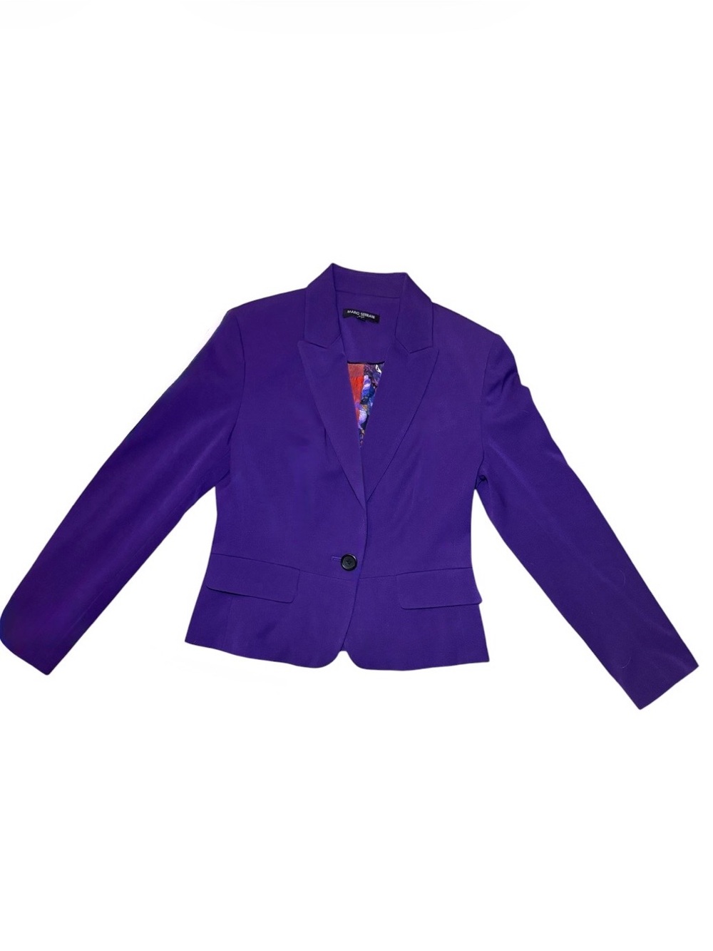 Mario Serrani Women's Purple Tailored Blazer